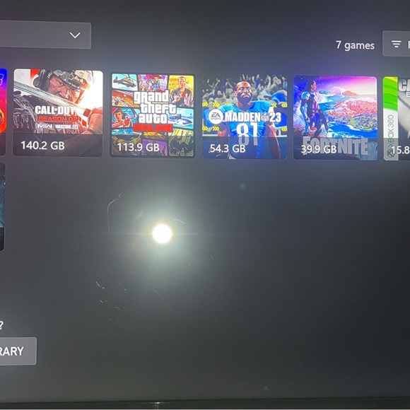 Great condition Xbox series X includes top games